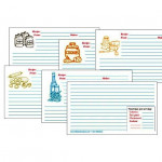 3 x 5 Recipe Cards with Plastic Protectors 3 x 5 Recipe Cards with Plastic Protectors